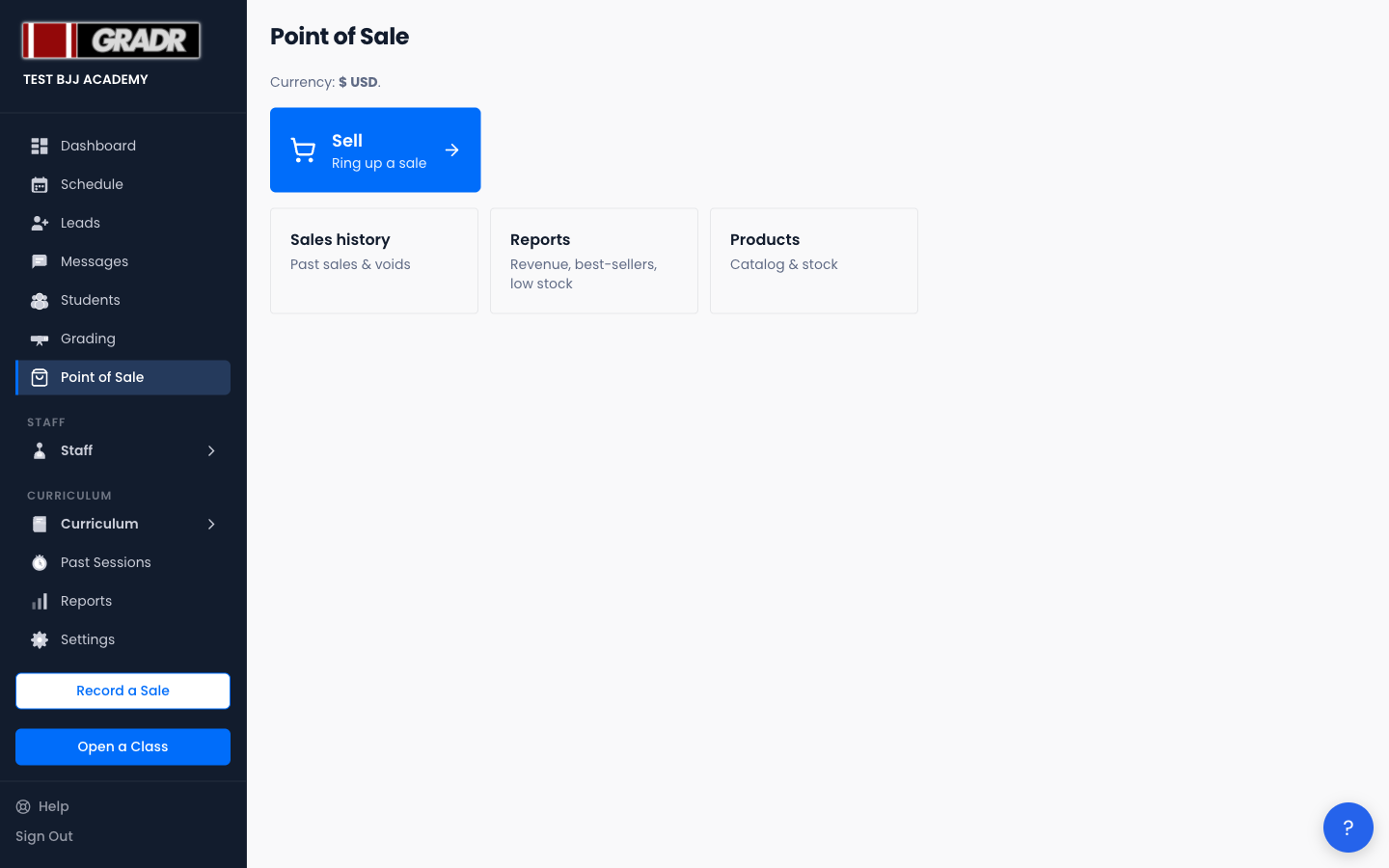 The Point of Sale hub