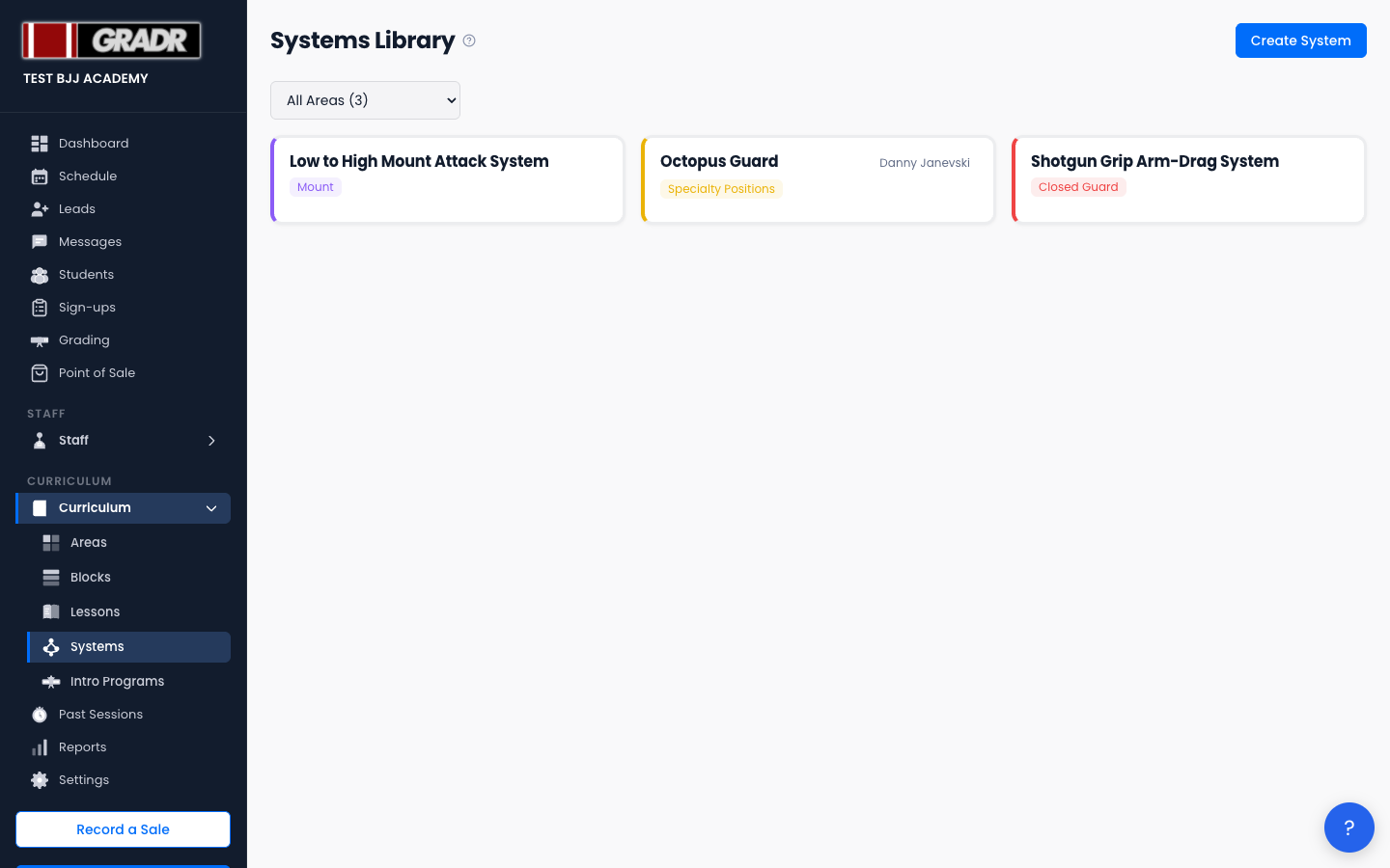 Systems list